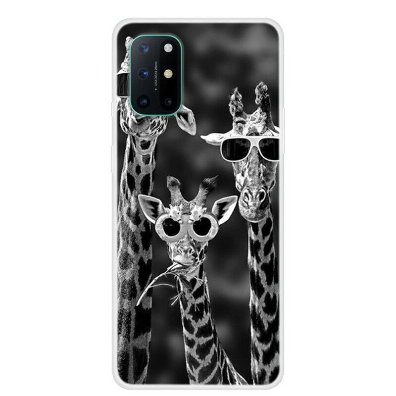 Skal OnePlus 8T Giraff Med Glasögon