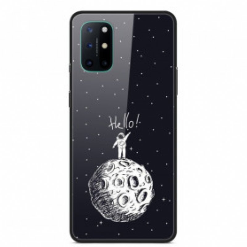 Skal OnePlus 8T Hej Moon Härdat Glas