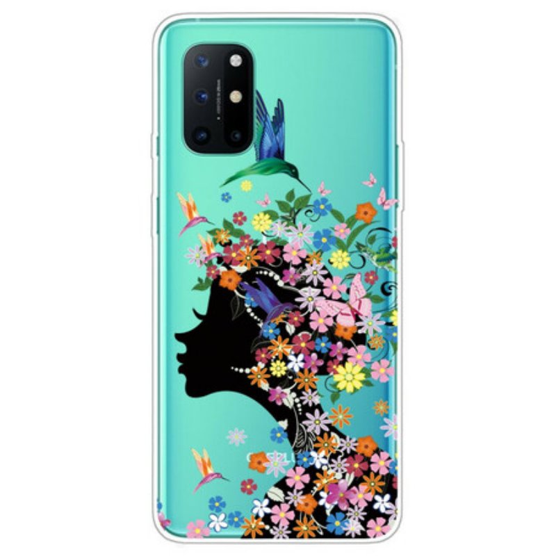 Skal OnePlus 8T Vackert Blomhuvud