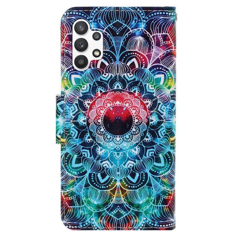 Fodral Samsung Galaxy A13 Med Kedjar Flashig Strappy Mandala