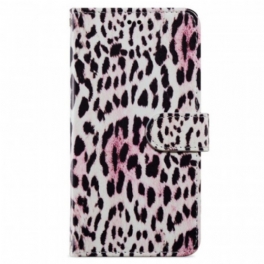 Folio-fodral Samsung Galaxy A13 Leopardmönster