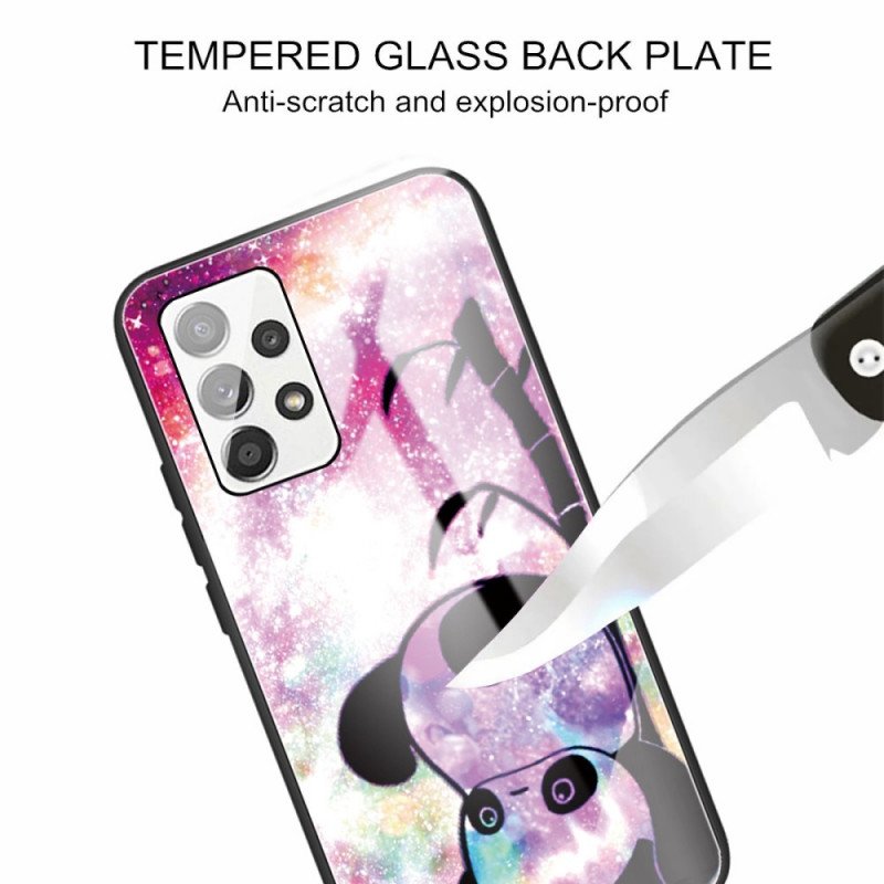 Skal Samsung Galaxy A13 Panda Härdat Glas