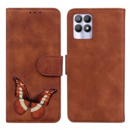 Fodral Realme 8i Skin-touch Butterfly