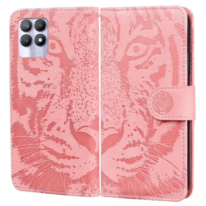 Fodral Realme 8i Tiger Face Print