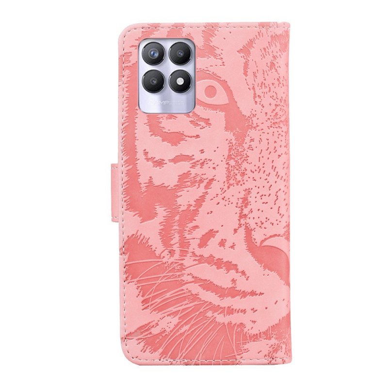 Fodral Realme 8i Tiger Face Print