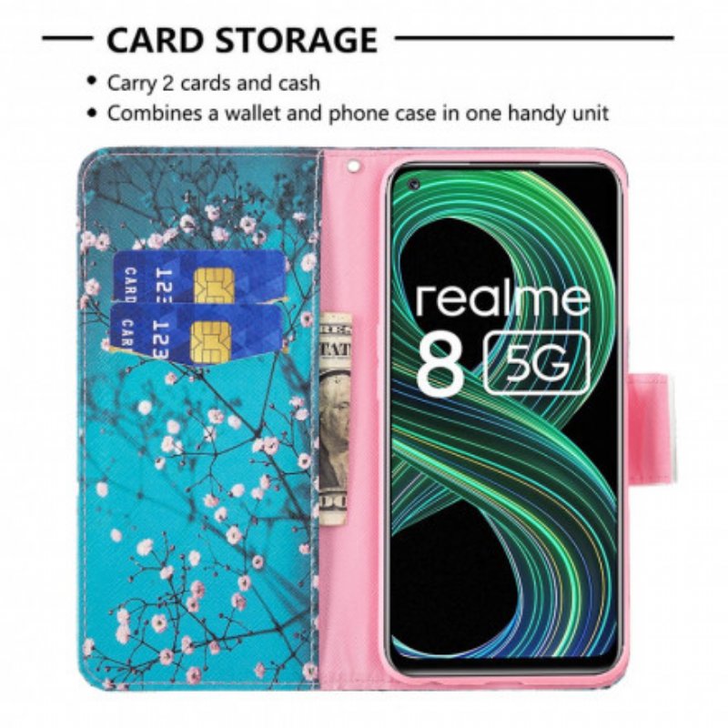 Fodral Realme 8 5G Blommande Gren