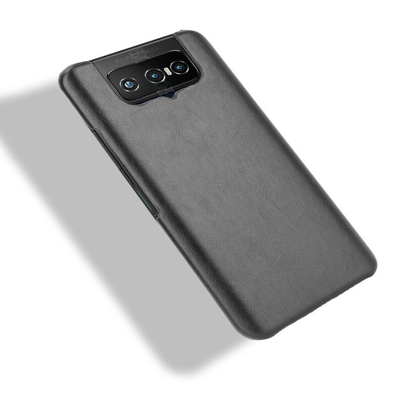 Skal Asus Zenfone 7 / 7 Pro Litchi Lädereffekt