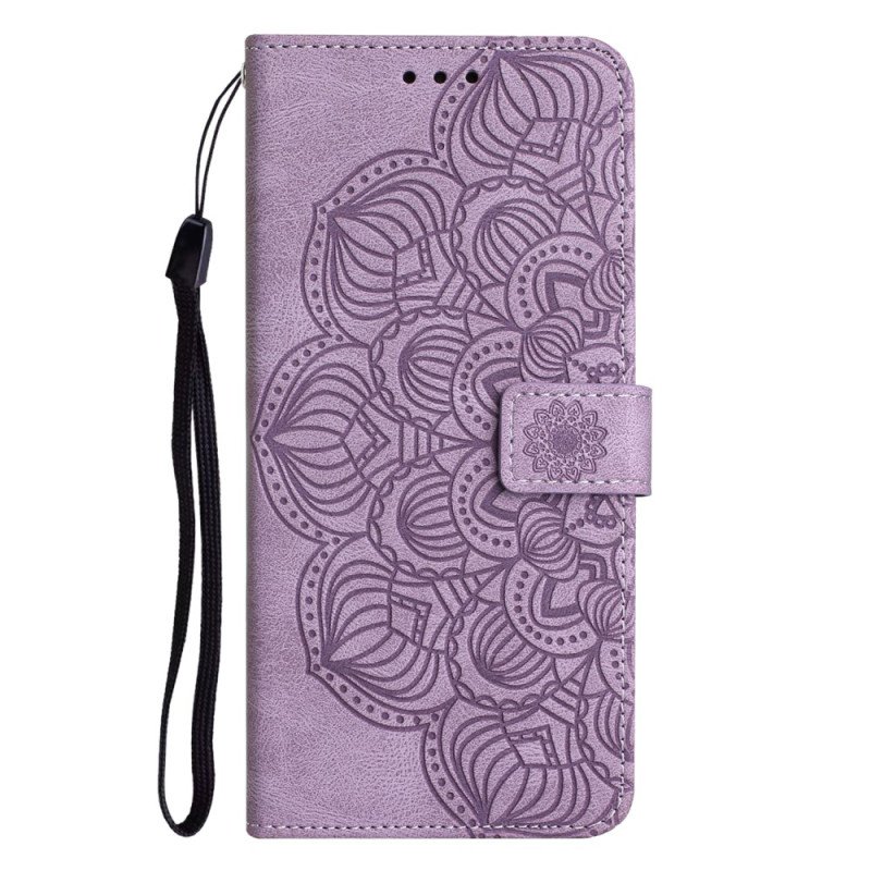 Fodral Samsung Galaxy A34 5G Med Kedjar Diskret Strappy Mandala