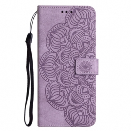 Fodral Samsung Galaxy A34 5G Med Kedjar Diskret Strappy Mandala