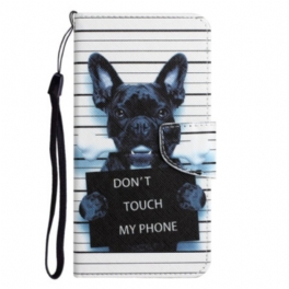 Fodral Samsung Galaxy A34 5G Med Kedjar Hund Rör Inte Med Lanyard