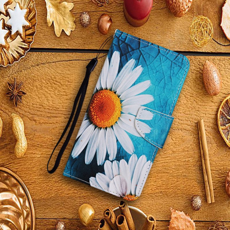 Fodral Samsung Galaxy A34 5G Med Kedjar Thong Daisies