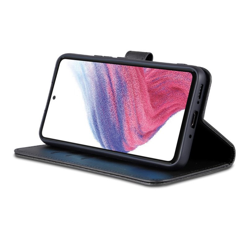 Folio-fodral Samsung Galaxy A34 5G Imiterat Läder Azns