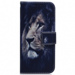 Folio-fodral Samsung Galaxy A34 5G Med Kedjar Lanyard Lion