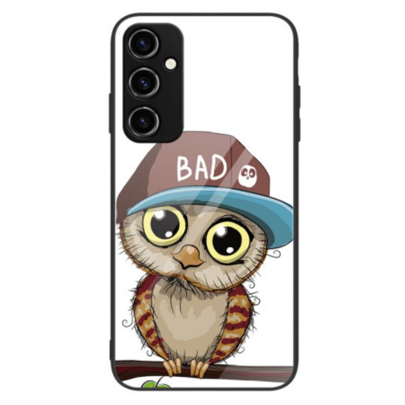 Skal Samsung Galaxy A34 5G Bad Owl Härdat Glas