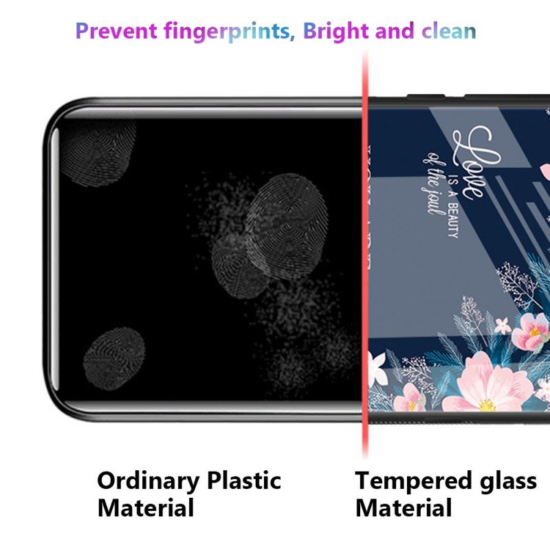 Skal Samsung Galaxy A34 5G Hjärta I Härdat Glas