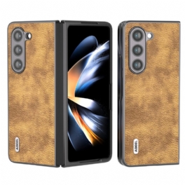 Skal Samsung Galaxy Z Fold 5 Litchi Konstläder Abeel