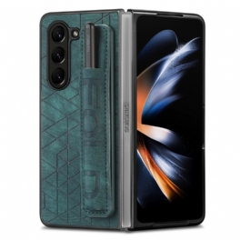 Skal Samsung Galaxy Z Fold 5 Telefonfodral Stylushållare Med Rem