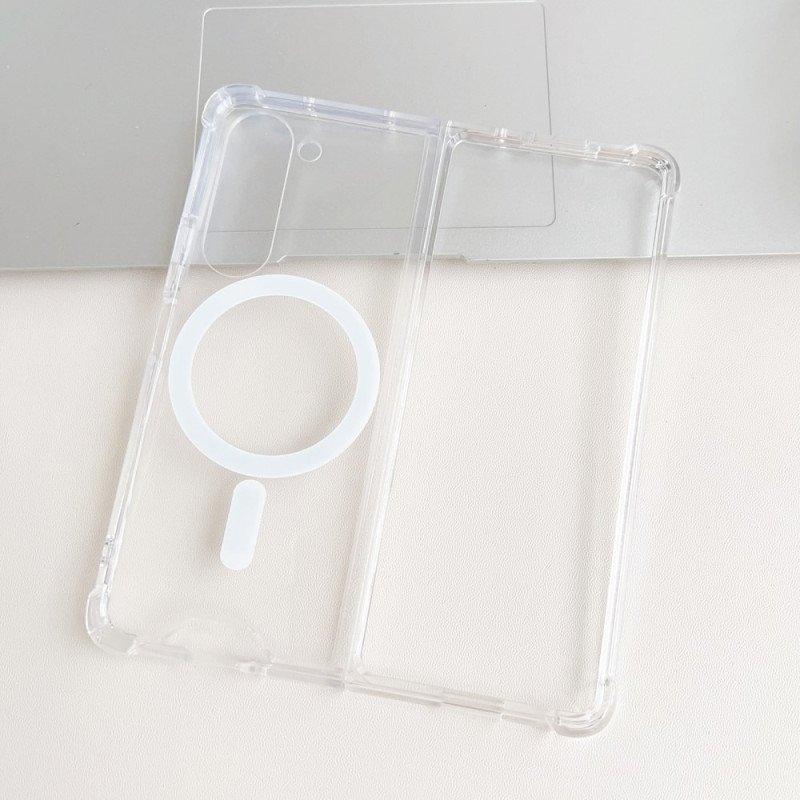 Skal Samsung Galaxy Z Fold 5 Transparent Magsafe Kompatibel