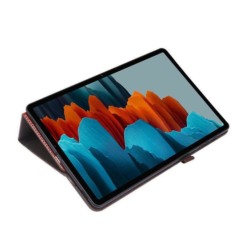 Fodral Samsung Galaxy Tab S8 Plus / Tab S7 Plus 2 Fönsterluckor I Konstläder