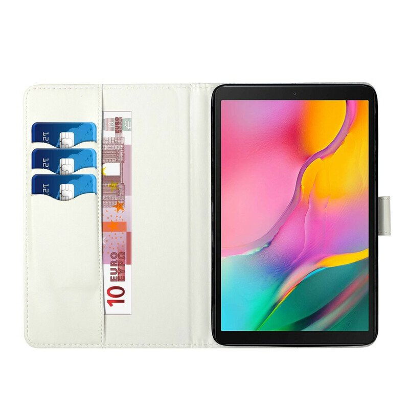 Fodral Samsung Galaxy Tab S8 Plus / Tab S7 Plus Grön Våg