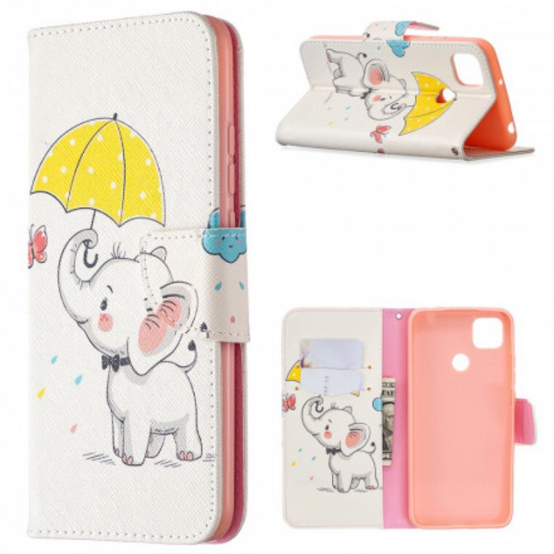 Fodral Xiaomi Redmi 9C Baby Elefant