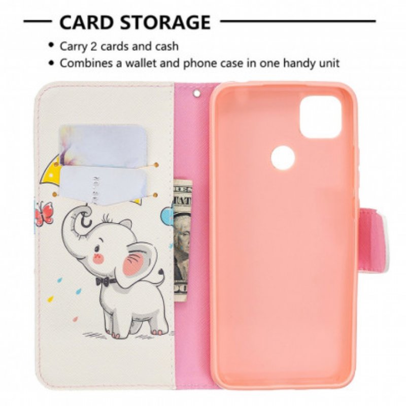 Fodral Xiaomi Redmi 9C Baby Elefant