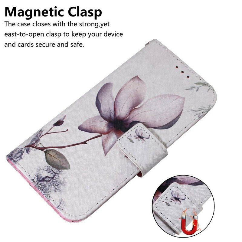 Fodral Xiaomi Redmi 9C Blomma Dusty Pink