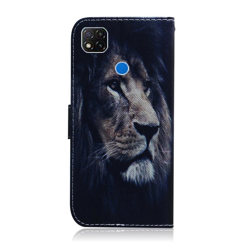 Fodral Xiaomi Redmi 9C Drömmande Lejon