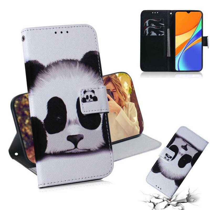 Fodral Xiaomi Redmi 9C Panda Ansikte