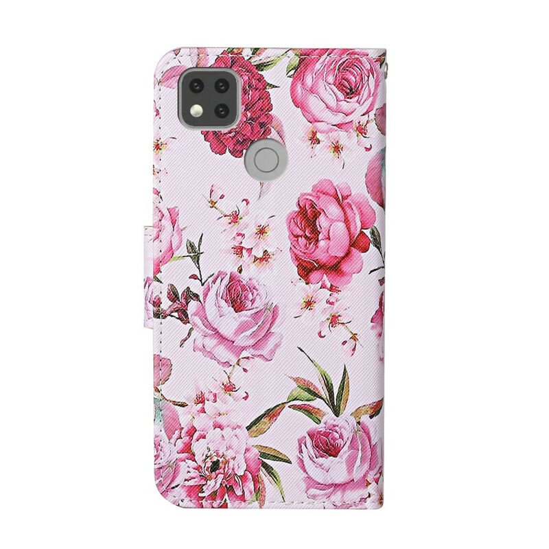 Fodral Xiaomi Redmi 9C Retro Liberty Blommor