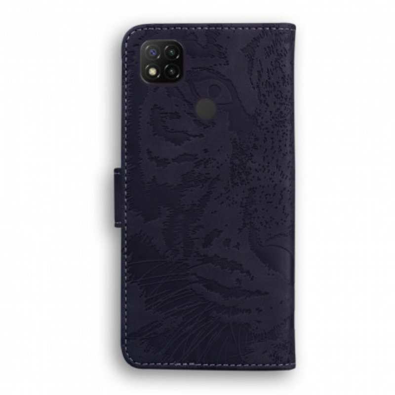 Fodral Xiaomi Redmi 9C Tiger Face Print