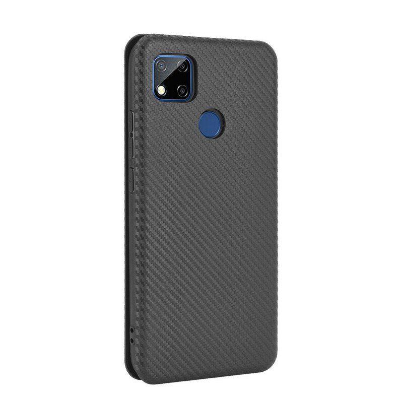 Folio-fodral Xiaomi Redmi 9C Läderfodral Färgad Kolsilikon