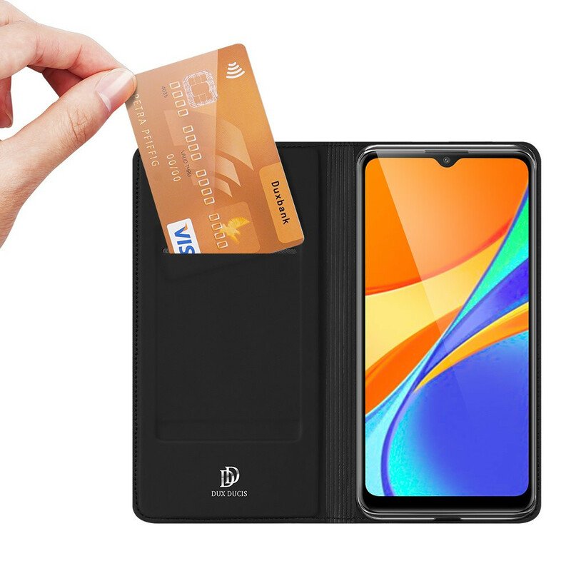 Folio-fodral Xiaomi Redmi 9C Läderfodral Skin Pro Series Dux Ducis