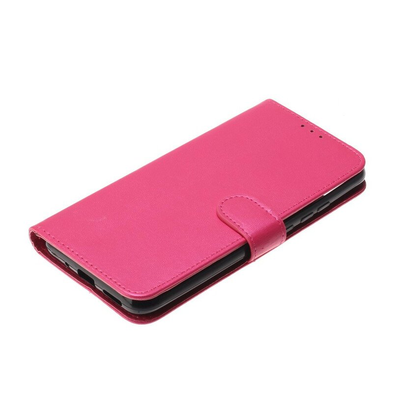 Folio-fodral Xiaomi Redmi 9C Solid Color-serien