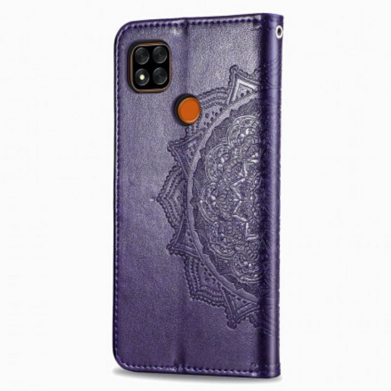 Läderfodral Xiaomi Redmi 9C Mandala Medeltiden