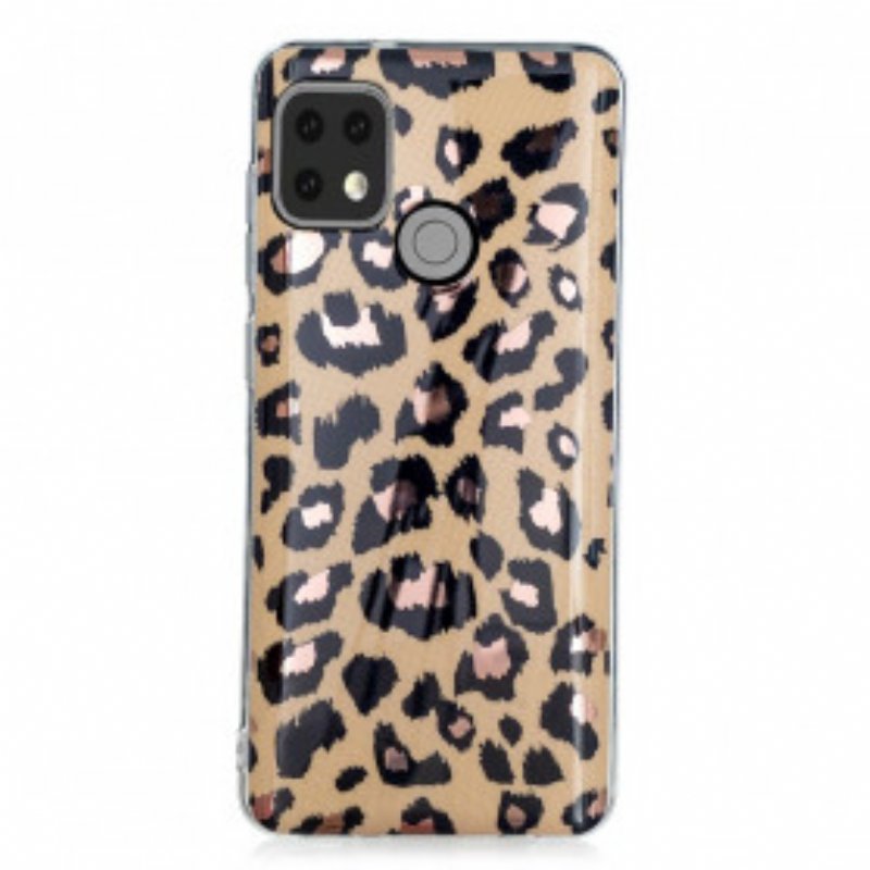 Mobilskal Xiaomi Redmi 9C Leopard Stil Marmor