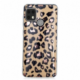 Mobilskal Xiaomi Redmi 9C Leopard Stil Marmor