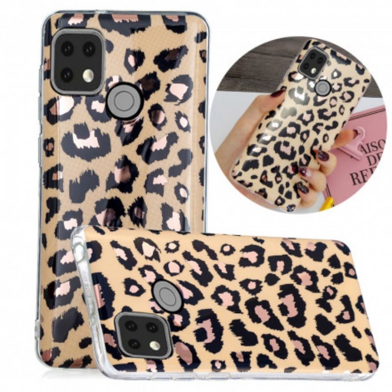 Mobilskal Xiaomi Redmi 9C Leopard Stil Marmor