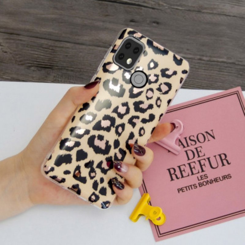 Mobilskal Xiaomi Redmi 9C Leopard Stil Marmor