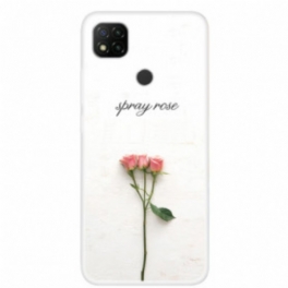 Mobilskal Xiaomi Redmi 9C Spray Roses