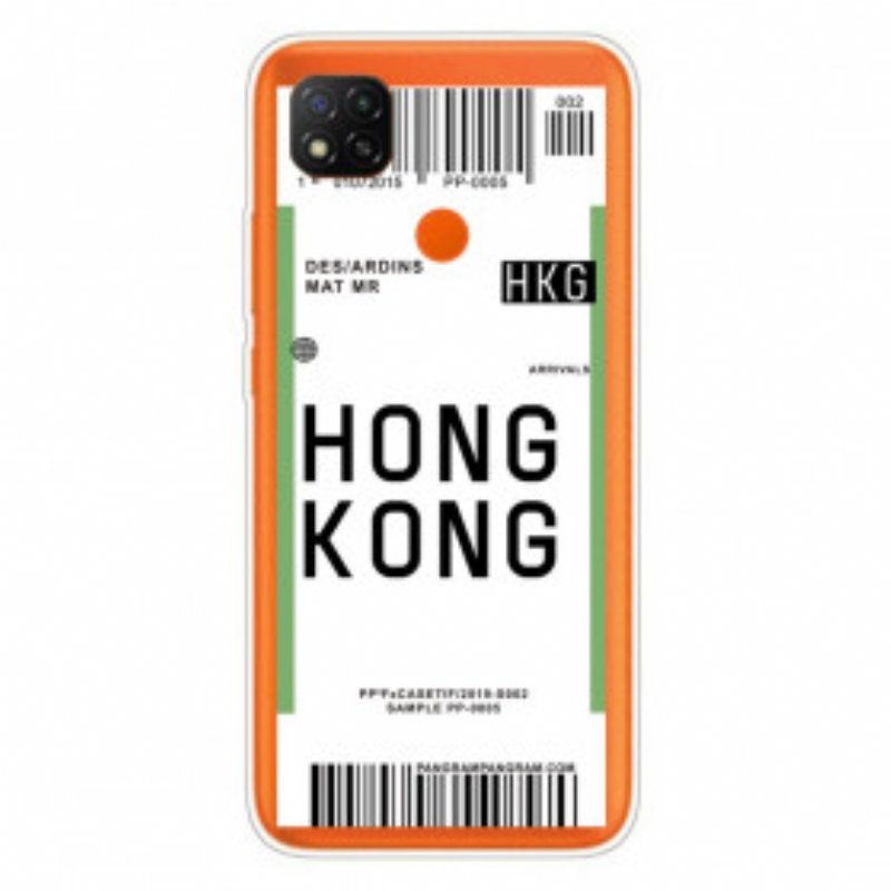 Skal Xiaomi Redmi 9C Boardingkort Till Hong Kong