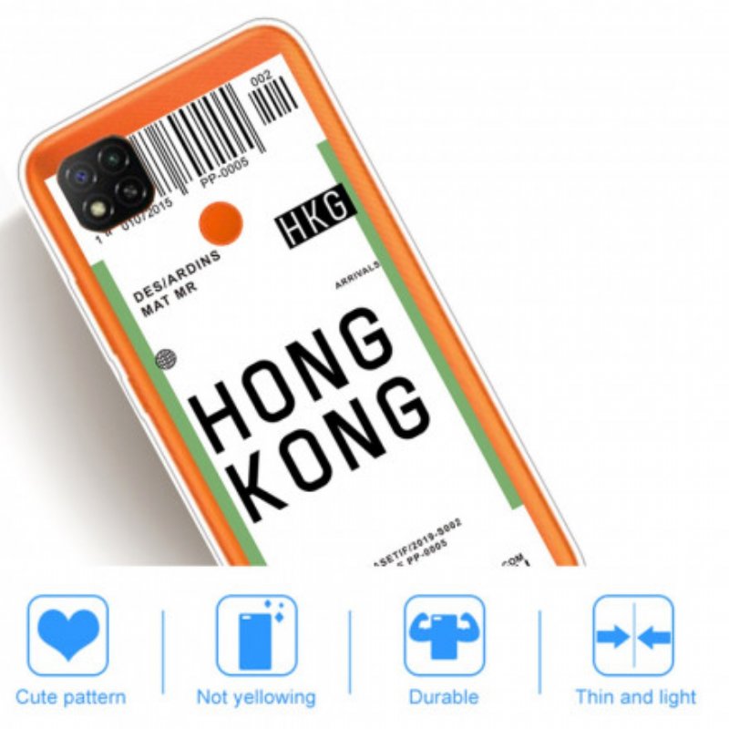 Skal Xiaomi Redmi 9C Boardingkort Till Hong Kong