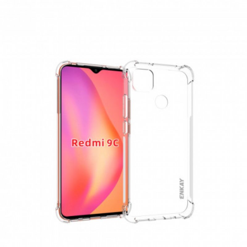 Skal Xiaomi Redmi 9C Combo Och Härdat Glasskärm Enkay