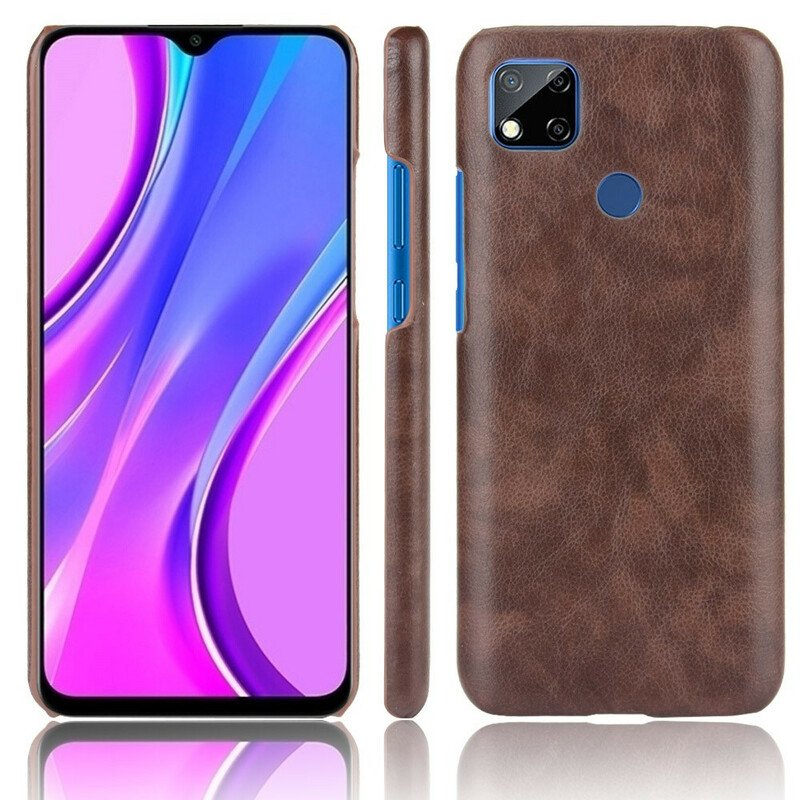 Skal Xiaomi Redmi 9C Litchi Lädereffekt