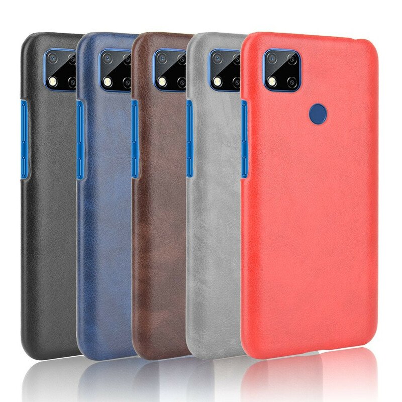 Skal Xiaomi Redmi 9C Litchi Lädereffekt