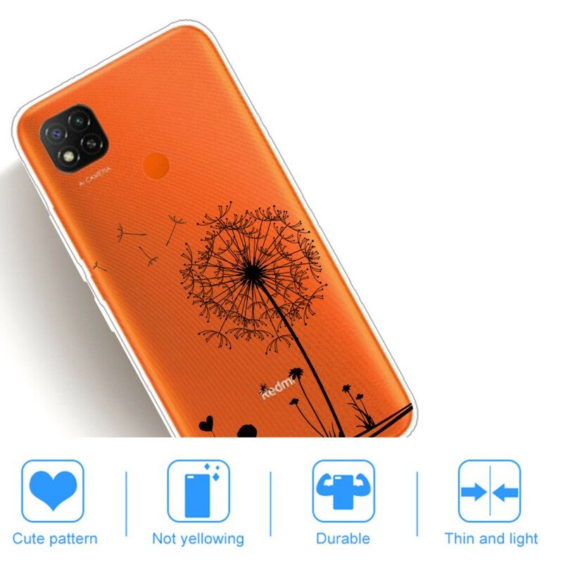 Skal Xiaomi Redmi 9C Maskros Kärlek