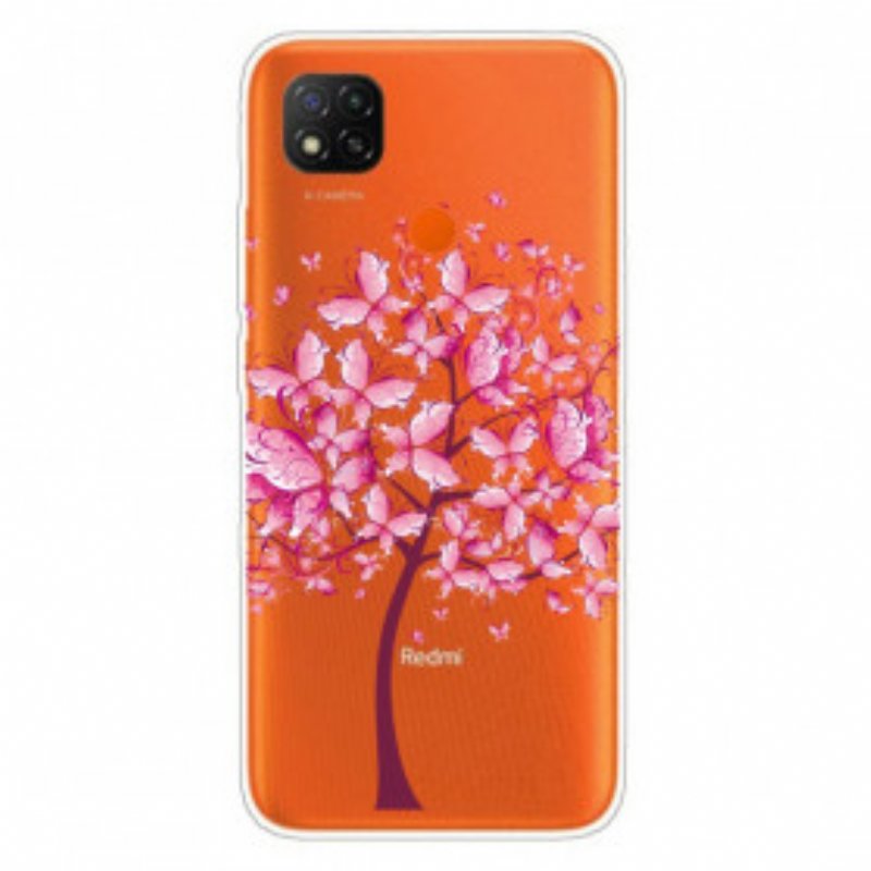 Skal Xiaomi Redmi 9C Rosa Trädtopp