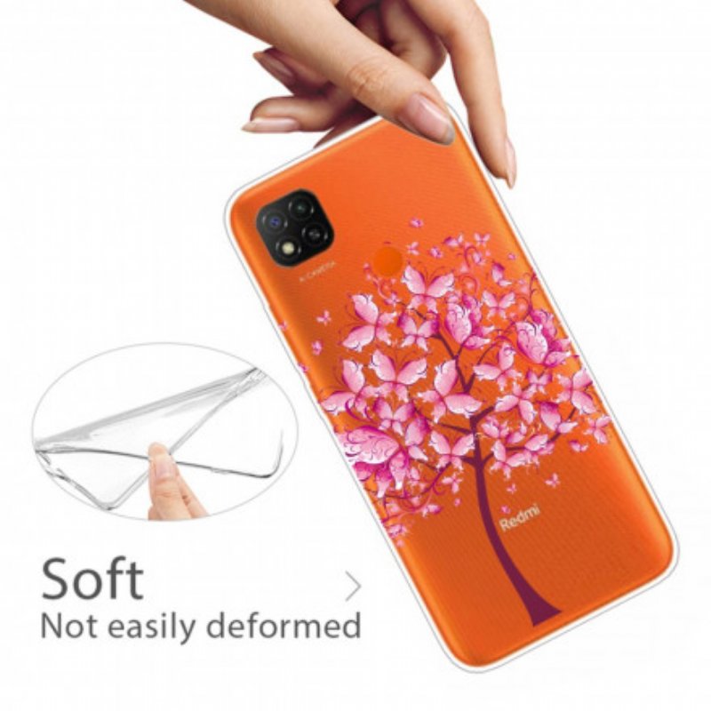 Skal Xiaomi Redmi 9C Rosa Trädtopp