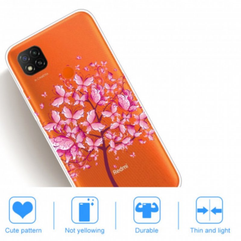 Skal Xiaomi Redmi 9C Rosa Trädtopp