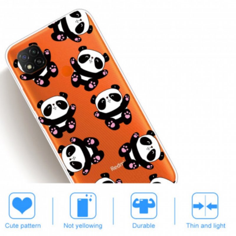 Skal Xiaomi Redmi 9C Top Pandas Fun